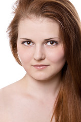 Fototapeta premium Portrait of a beautiful female model