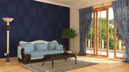 classic Interior - Livingroom 3