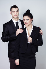 young business couple