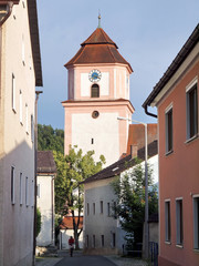 Fototapeta premium Pfarrkirche in Breitenbrunn