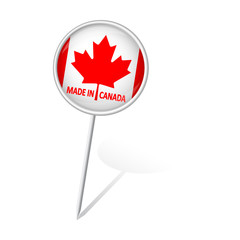 Pin rund - MADE IN CANADA