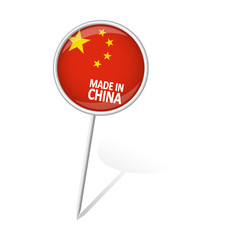 Pin rund - MADE IN CHINA