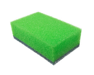 sponge on the white background