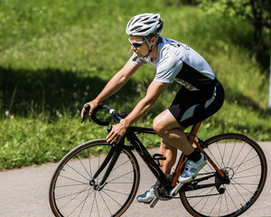 Radfahrer auf dem Rennrad