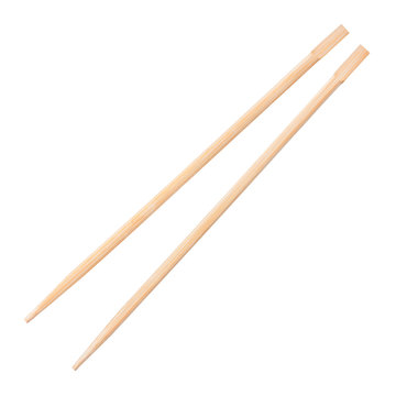 chopsticks on a white background