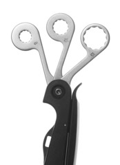 Wrench. Bike repair tool key. Symbol technical support