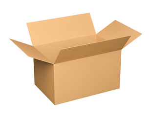 Box on a white background