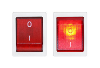 Switches on a white background. ON and OFF