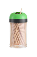 Toothpicks on a white background. Symbol competition