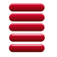 Obraz premium collection of red banner