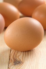 Chicken brown eggs