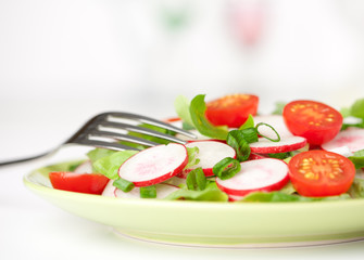 Fresh tomatoes and radish