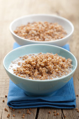 buckwheat groats with milk