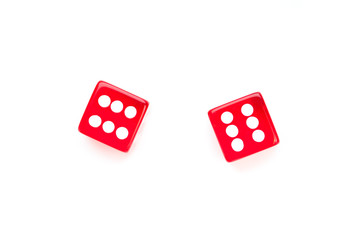 Two red dices