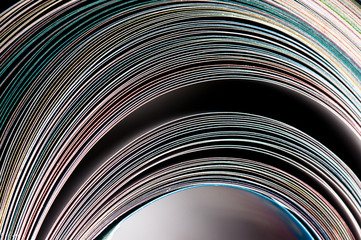 Magazine Roll. Side view.