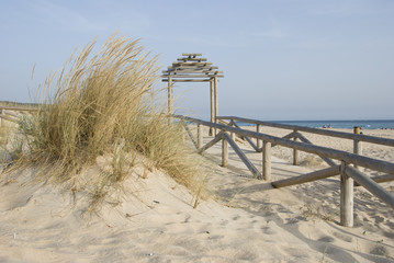 Zahara de los Atunes beach in spain. Cadiz, Andalucia.