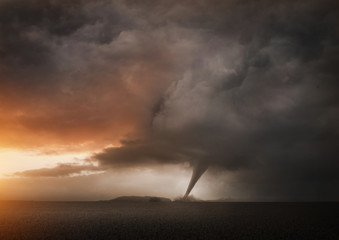 Obraz na płótnie Canvas Distant Tornado