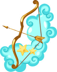 Zodiac signs -Sagittarius vector Illustration