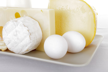 Milchprodukte und Eier