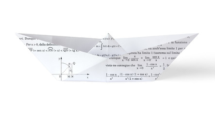 Math Paper Boat