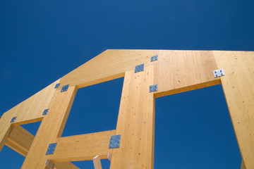 facciata in legno