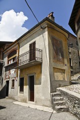 Fototapeta na wymiar Arcumeggia, il paese dipinto, Lago Maggiore