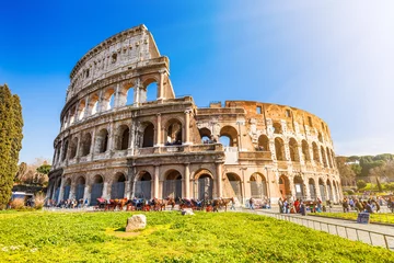 Fotobehang Colosseum in Rome © sborisov