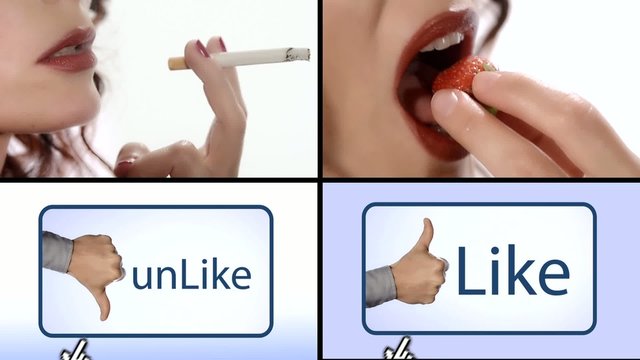 healthy and unhealthy habits