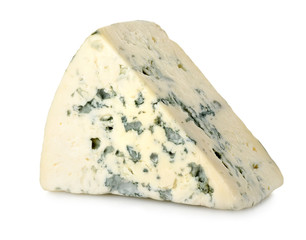 Blue cheese isolated