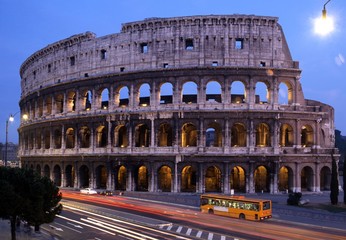 Fototapeta na wymiar Koloseum, Rzym, Włochy.