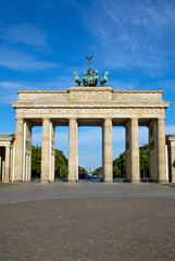 The famous Brandenburger Tor in Berlin