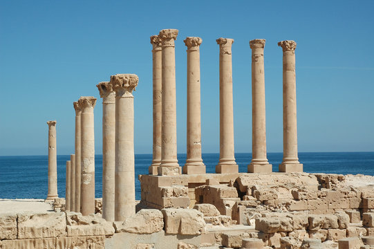 Libia. Sabratha tempio di Iside