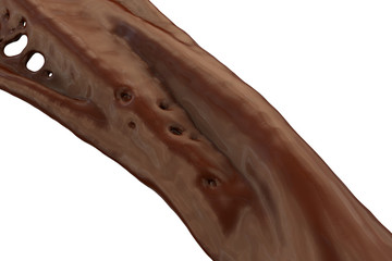 flowing chocolate