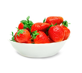 strawberry isolated on white background