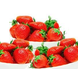 strawberry isolated on white background