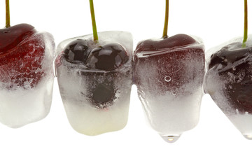 Kirschen Eiswürfel