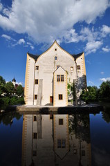 Fototapeta premium Wasserschloss Klaffenbach Sachsen