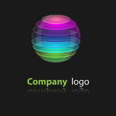 Company logo sphere