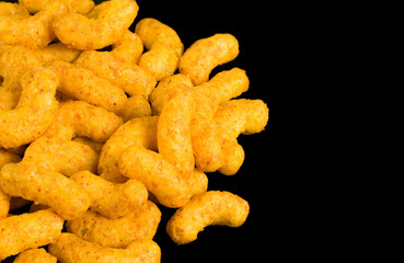 Cheese and peanut snacks