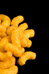 Cheese and peanut snacks