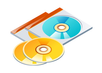 vector icon cd