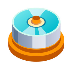 vector icon cd