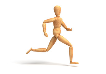 Run to target (with clipping path)