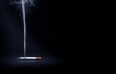 cigarette with smoke