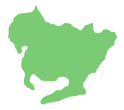 Fototapeta 愛知県の地図