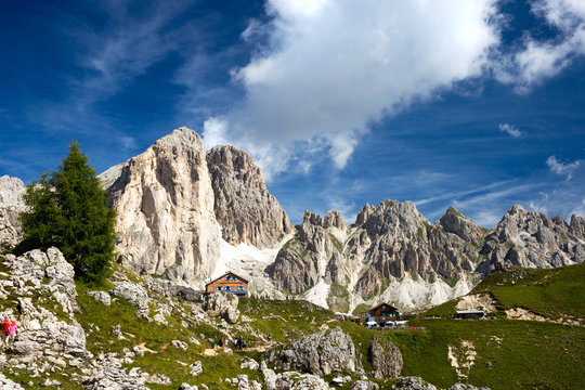 Rotwandhütte, Dolomiten