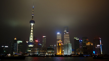 Shanghai Pudong at night
