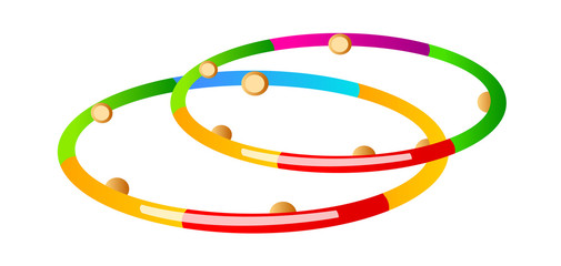 vector icon hula hoop