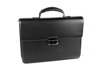 black briefcase