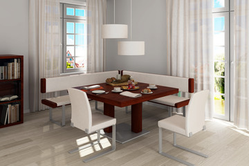 Modern dinning room